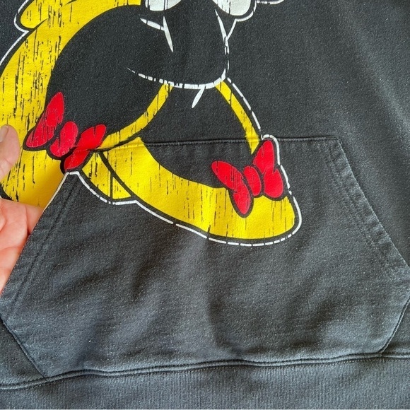 Disney Parks For The Love of Minnie Hooded Sweatshirt Women’s XL Mouse Ears Bow - Picture 8 of 13